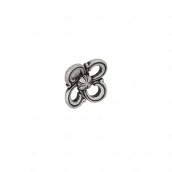 Boutons pour meubles en zamac Diamètre 31 x 20 Vieil argent brillant