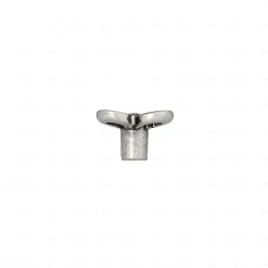 Boutons pour meubles en zamac Diamètre 31 x 20 Vieil argent brillant