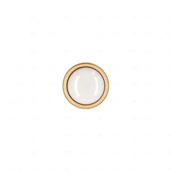 Boutons pour meubles en zamac et Porcelaine Diamètre 34 Alucover laiton