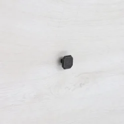 Boutons pour meubles en zamac Diamètre 32 x 23 Fer noir vintage