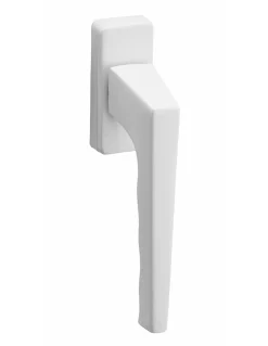Béquille pour fenêtre, carré 7mm, avec vis de pose, blanc - THIRARD