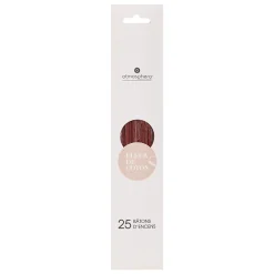 Bâtons d'encens x25 Izor H30cm blanc ivoire - Atmosphera