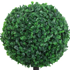 Buis artificiel topiaire artificielle en forme de boules dia. 30 x 112H cm vert