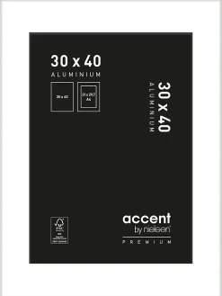 Cadre Accent Premium noyer Nielsen l.30 x H.40 cm