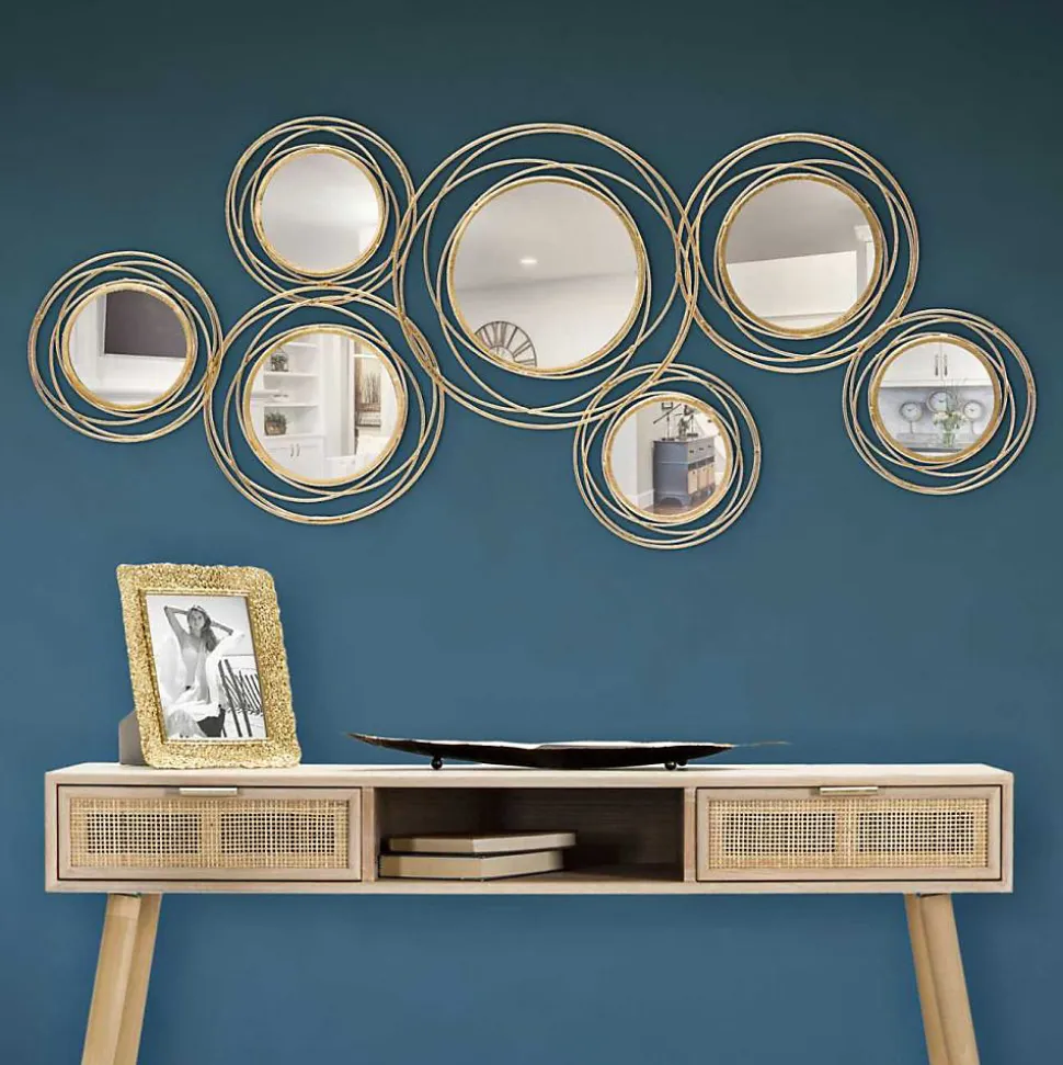 Cadre décoratif avec miroirs Specchio 124.5x4x53.5 cm