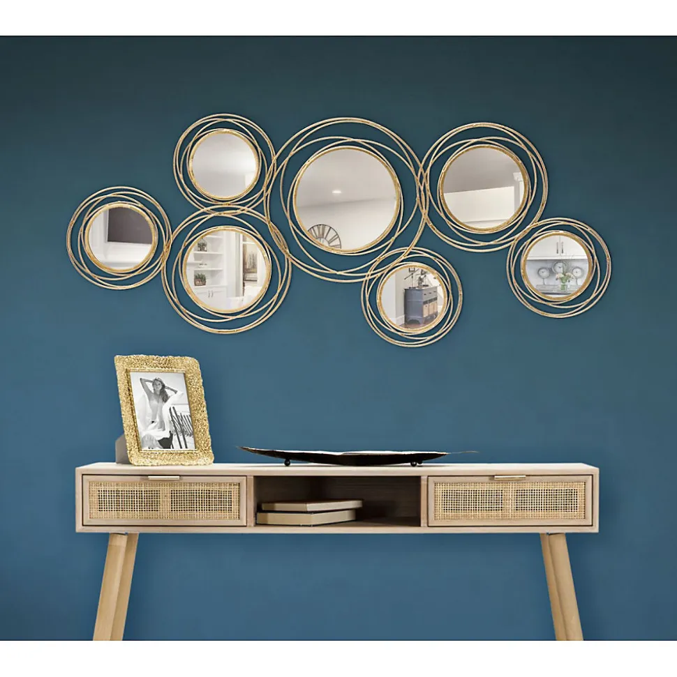 Cadre décoratif avec miroirs Specchio 124.5x4x53.5 cm