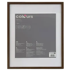 Cadre Erina noyer Colours l.50 x H.70 cm