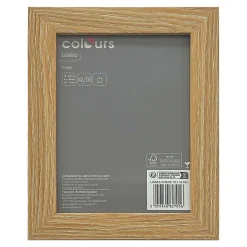 Cadre Lissea Colours chêne l.13 x H.18 cm