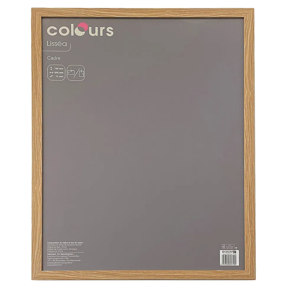 Cadre Lissea Colours chêne l.50 x H.70 cm