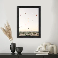 Cadre photo 21 x 29,7 cm moulure en MDF noir, Ariane Pomona - Cadre décoratif moderne