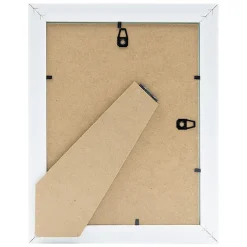 Cadre photo actual bois blanc 18x24 cm Fabriqué en France