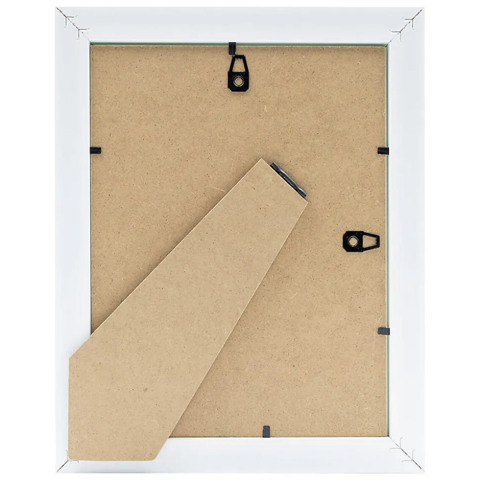 Cadre photo actual bois blanc 18x24 cm Fabriqué en France