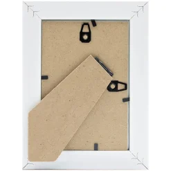 Cadre photo actual bois blanc 10x15 cm Fabriqué en France