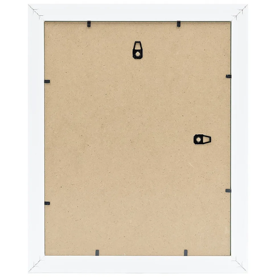 Cadre photo actual bois blanc 24x30 cm Fabriqué en France