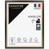 Cadre photo actual bois noir 40x50 cm Fabriqué en France