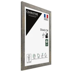 Cadre photo alizée brun 30x40 cm Fabriqué en France