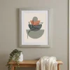Cadre photo alu Colours Erina l.60 x H.80 cm + passe partout