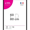Cadre photo Bella cm Creation noir mat l.64 x H.84 cm