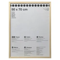 Cadre photo bois brut l.50 x H.70 cm