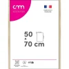 Cadre photo Croisette cm Creation doré martelée l.53 x H.73 cm