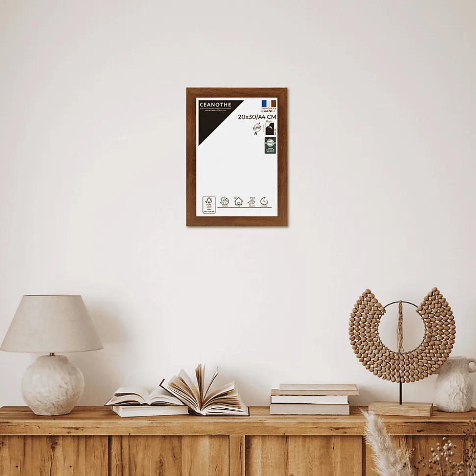 Cadre photo design éternel ébène 20x30/a4 cm Fabriqué en France