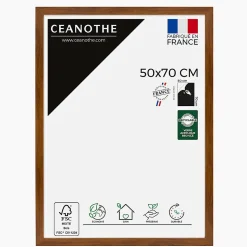 Cadre photo design éternel ébène 50x70 cm Fabriqué en France
