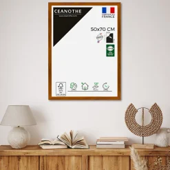 Cadre photo design éternel ébène 50x70 cm Fabriqué en France