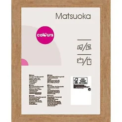 Cadre photo effet chêne Colours Matsuoka 33 x 95 cm