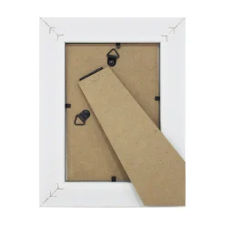 Cadre photo effet moulure vert et gris 10 x 15 cm Ornami
