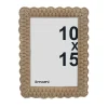 Cadre photo effet rotin beige 10 x 15 cm Ornami