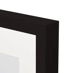 Cadre photo en bois noir, double verre 21 x 29 Ariane, Duali