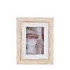 Cadre photo en corde de maïs 25x20cm