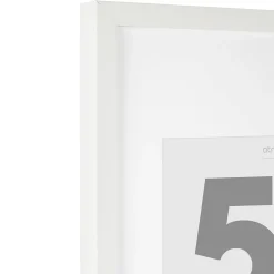 Cadre photo Eva - bois - blanc - 50x70 cm - Atmosphera