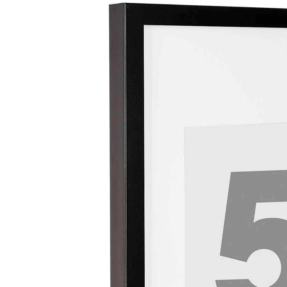 Cadre photo Eva - bois - noir - 50x70 cm - Atmosphera