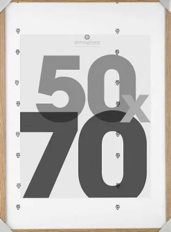 Cadre photo Eva - bois - 50x70 cm - Atmosphera