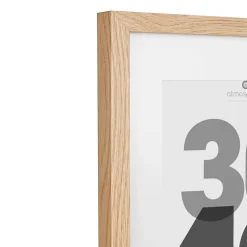 Cadre photo Eva - bois et verre - 30x40 cm - Atmosphera