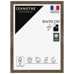 Cadre photo fauve 50x70 cm Fabriqué en France