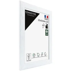 Cadre photo karma blanc 20x30 cm Fabriqué en France