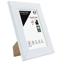 Cadre photo karma blanc 10x15 cm Fabriqué en France