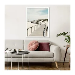 Cadre photo karma blanc 60x80 cm Fabriqué en France