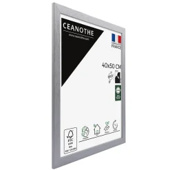 Cadre photo karma gris 40x50 cm Fabriqué en France