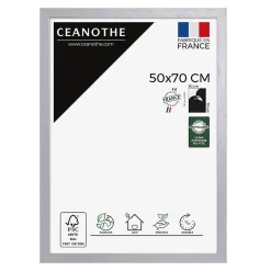 Cadre photo karma gris 50x70 cm Fabriqué en France