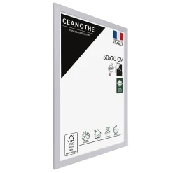 Cadre photo karma gris 50x70 cm Fabriqué en France