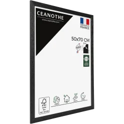 Cadre photo karma noir 60x80 cm Fabriqué en France