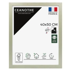 Cadre photo karma tilleul 40x50 cm Fabriqué en France
