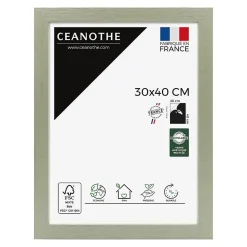Cadre photo karma tilleul 30x40 cm Fabriqué en France