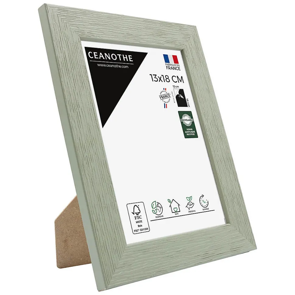 Cadre photo karma tilleul 13x18 cm Fabriqué en France
