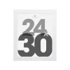 Cadre photo Lise - verre - blanc - 24x30 cm - Atmosphera