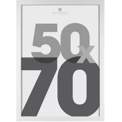 Cadre photo Lise - verre - blanc - 50x70 cm - Atmosphera