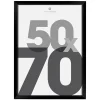 Cadre photo Lise - verre - noir - 50x70 cm - Atmosphera